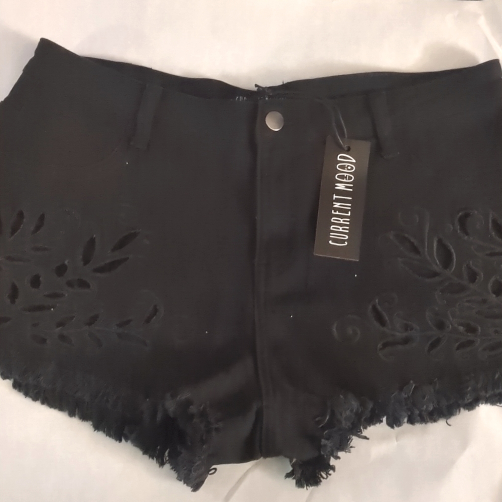 Growing on me denim shorts by Dolls Kill